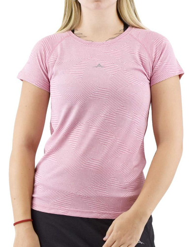 Remera Abyss Tenis Jacquard Rosa 23v0820