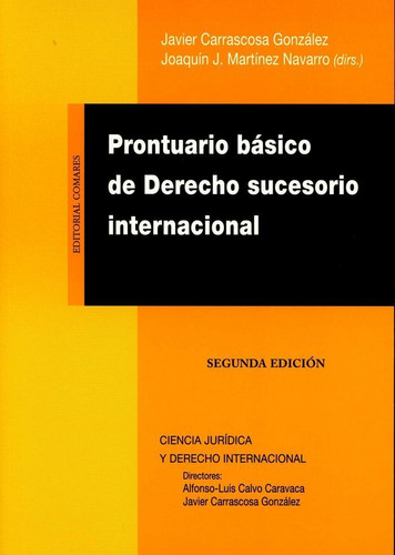 Prontuario Basico De Derecho Sucesorio Internacional - Vv...