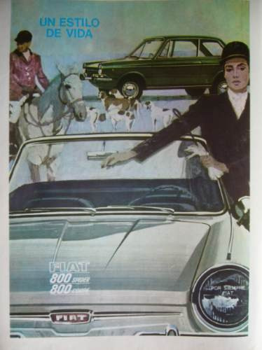 Fiat 800 / Publicidad Gráfica Año 1969