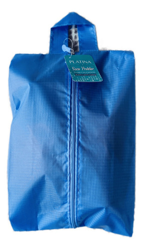 Bolsa Porta Sapato Viagem Tenis Calçado Roupa Mochila Azul