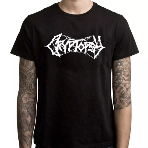 Camiseta Masculina Cryptopsy - 100% Algodão