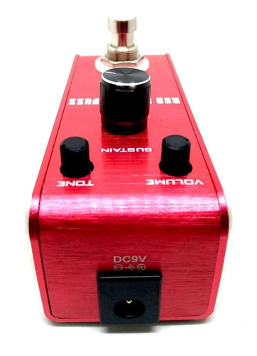 Imagen 4 de 4 de Pedal Fuzz P/ Guitarra Electrica Creep Micro Red Sixties