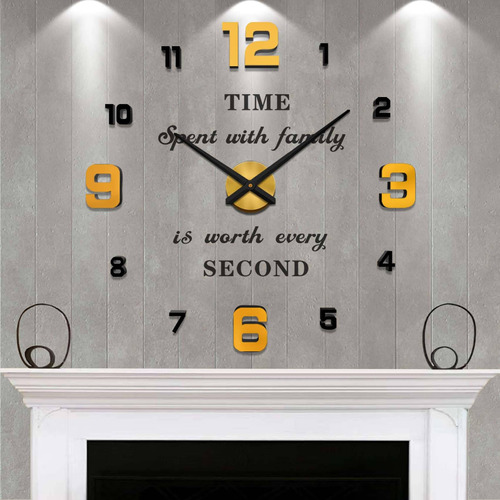 Vangold Reloj De Pared Grande Para Decoración De Sala De E.