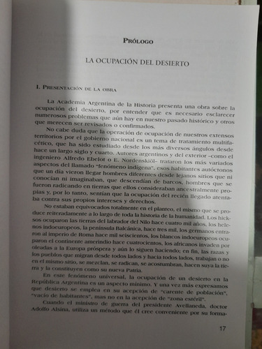 La Campana Del Desierto,autores Vs.academ.argentdela Histor (Usado)