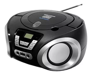 Boombox Radio Toca Cd Player Com Bluethooth Usb Pendrive