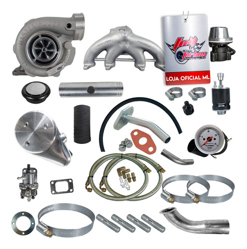 Kit Turbo Vw Ap  Mono Carburado + Turbina Master Power Apl