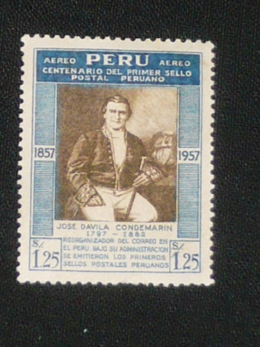 Estampilla Antigua Del Peru