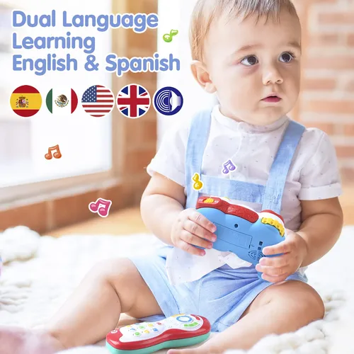 Play Juguete Controlador Para Bebé, Juguetes Bilingües De.
