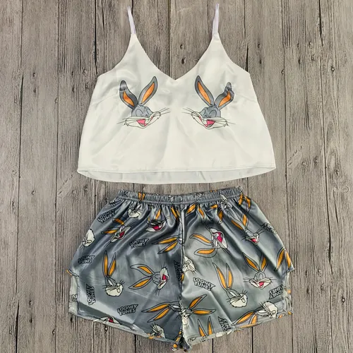 Pijama Para Mujer, Pijama De Seda Para Niñas, Ropa De Dormir
