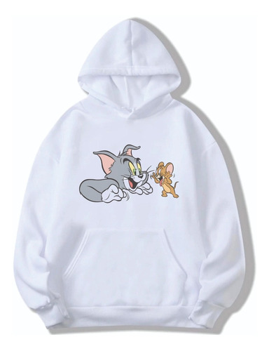 Buzo Tom Y Jerry Retro Canguro Adulto Unisex #2