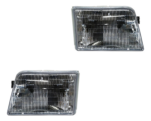 Par De Faros Ford Ranger 93 94 95 96 97 C/ajustes Rdc