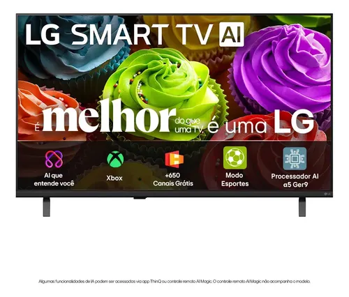 Smart Tv Hd 32 Lg Lb650 Ai 2026 Processador 5 Ger9 Hdr10 Xbox Bluetooth Wi Fi Ai Search Google Gemini Canais Gratis Webos 26 32lb650bpsa