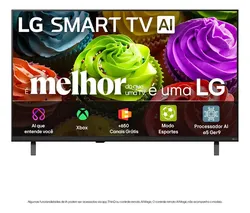 Smart TV LG HD 32" AI 2026 Bluetooth Wi-Fi AI