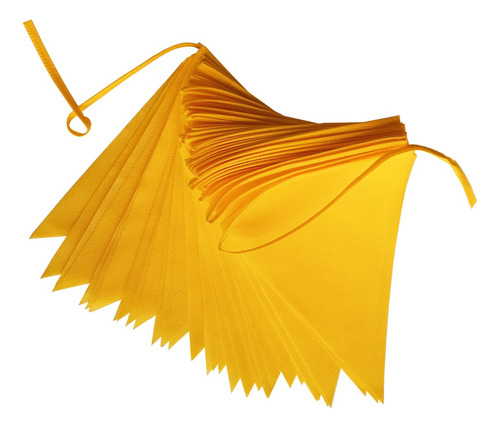 Banderines Amarillo Tela Friselina 5x10 Mts (total 50 Mts)