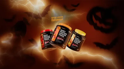 DUX HUMAN HEALTH Whey Protein Concentrado Halloween Pote 450g