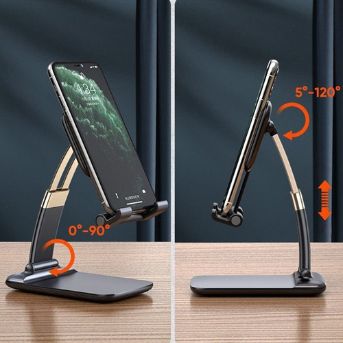 Imagem 4 de 5 de Suporte Mesa Celular iPhone Samsung Xiaomi Asus Motorola