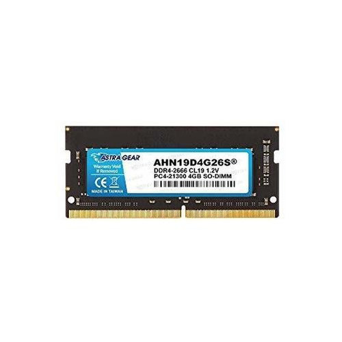 Astra-gear, 4 Gb (1 X 4 Gb), 2666 Mhz, Ddr4, Sin Búfer, Sin