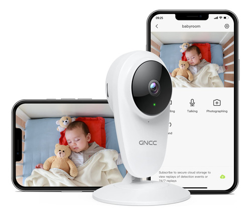 Monitor Bebé Con Cámara 1080p Audio Bidireccional Y Control