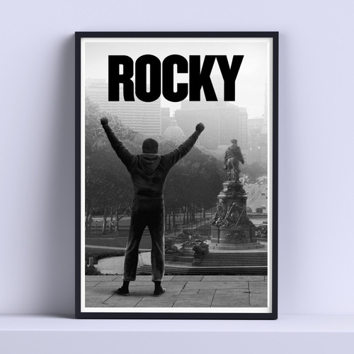 Cuadro Rocky Escaleras Iconicas 30x40cm Listo P Colgar