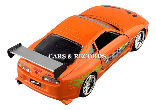 Toyota Supra Brian F&f Nuevo Sin Caja - M Jada 1/32 Naranja