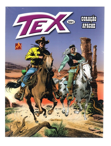 Tex Nº 591 - Coração Apache - Formato Italiano - Editora Mythos - Bonellihq Cx54 F19