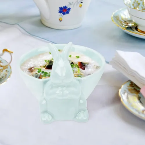 Doitool Conejo Plato De Caramelo Conejo De Pascua Tazón De C