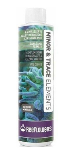 Reeflowers Minor & Trace Elements 250ml Repor Elemento Traço