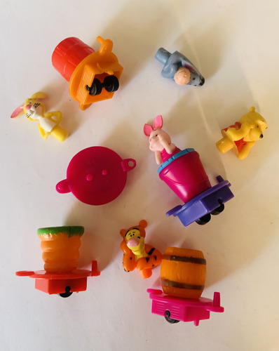 Colección Mini Figuras Tren Winnie Pooh 5pz. Grezon Huevo S. (Usado)