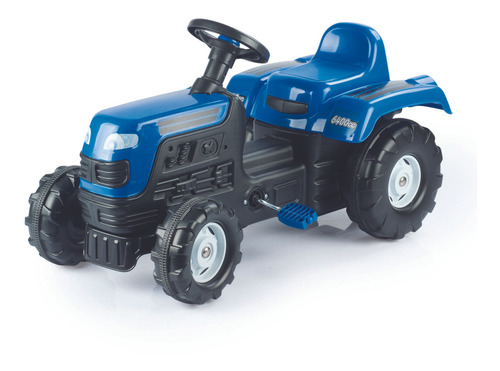 Tractor Con Pedales Azul 81x45x52 Cms Dolu