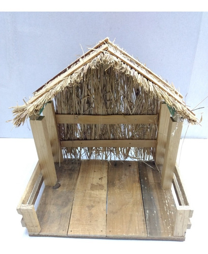 Imagen 2 de 7 de Pesebre Para Nacimientos Madera, Hecho En México