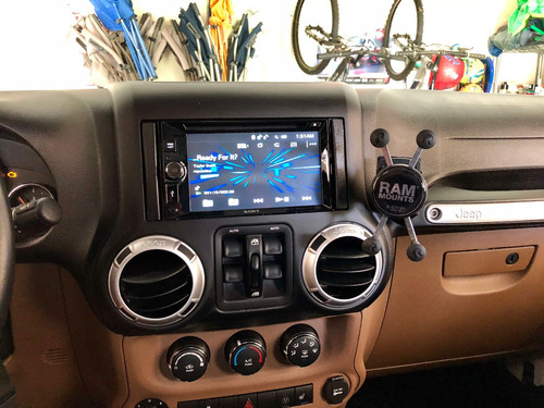 Adaptador De Reproductor 2 Din Para Jeep Wrangler 2007-2017