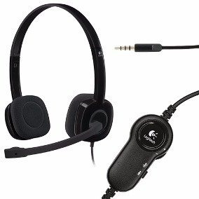 Auricular Headset Vincha Logitech H151 C/ Microfono Skype
