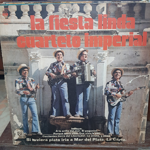 Vinilo Cuarteto Imperial La Fiesta Linda C5