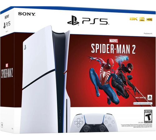 Consola Playstation 5 Ps5 Slim Marvels Spider-man 2 Anywhere