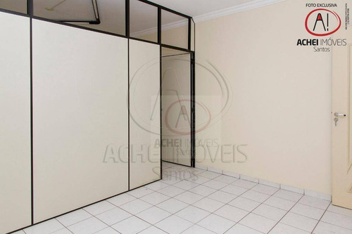 Imagem 3 de 14 de Sala Comercial Com 1 Cozinha, 1 Banheiro, 1 Vaga, À Venda, 65 M² Por R$ 200.000 - Vila Matias - Santos/sp - Sa0541