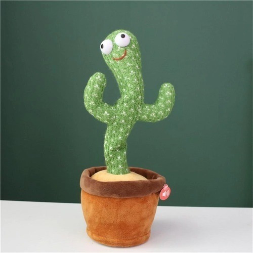 Imagen 4 de 5 de Cactus Bailarin Peluche Canta Baila Y Repite Recargable