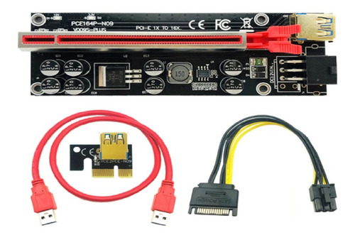 Riser Pci Ver. 009s Plus Gold Usb 3.0 Minería D Bitcoin Btc