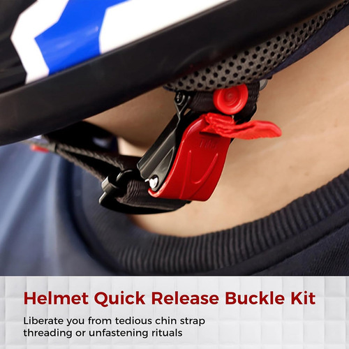 Kit De Reemplazo De Hebilla De Liberación Rápida Para Casco