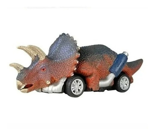 Imagen 5 de 9 de Set X6 Vehiculos Dinosaurios C/ Ruedas Auto Pull Back Ultrax