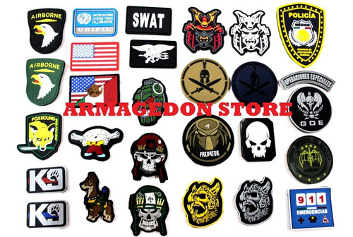 Parche Pvc Proteccion Federal 8cm Policia Comando Tactico