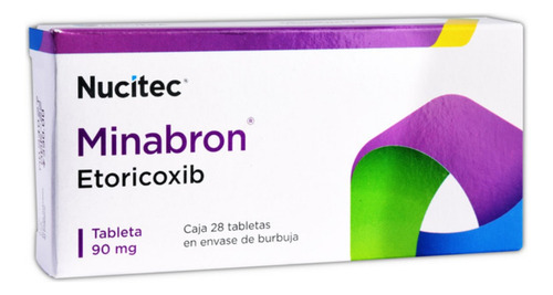 Etoricoxib 90 Mg Minabron Caja Con 28 Tabletas
