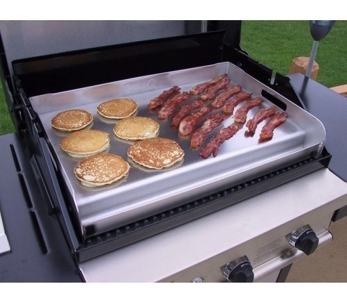Plancha Universal Para Parrillas Barbacoa, Acero Inoxidable.
