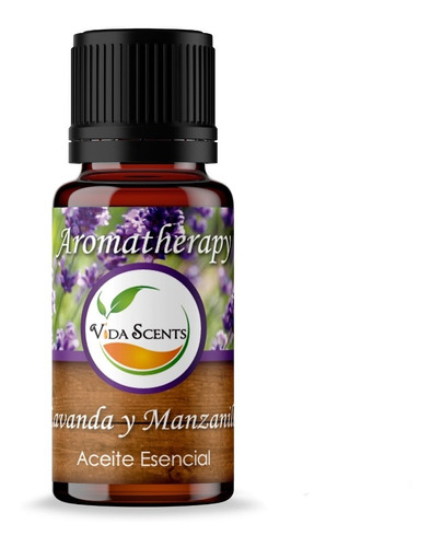 Aceite Esencial Lavanda & Manzanilla 10 Ml. Puro Y Natural.