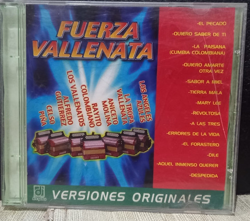 Varios Grupos Discos Disa - Fuerza Vallenata (cd Original)