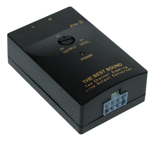 1 Pieza Convertidor De De Nivel Bajo Rca Salidas Con Cable
