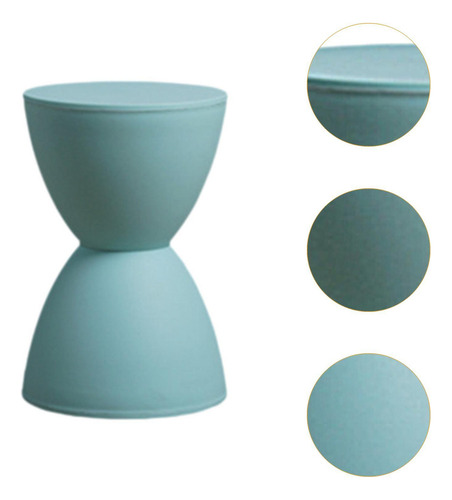 Taburete De Pie Otomano Estable Cómodo Elegante Verde