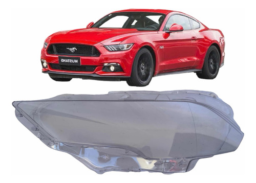 Lente Farol Esquerdo Ford Mustang 2017 2018 19 2020 21 22 23