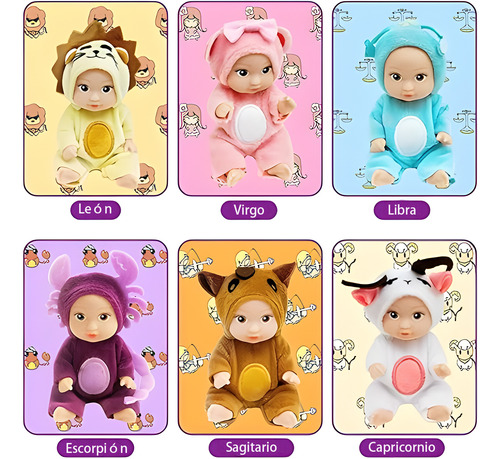 Lindo Juego De Minimuñecas Durmientes Realistas De 12 Piezas
