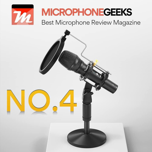 Maono Micrófono Dinámico Usb/xlr, Kit De Micrófono De Estudi