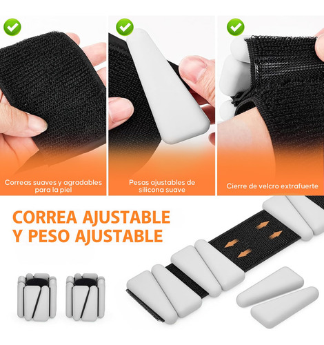 2pcs Polainas Pesas Para Tobillos